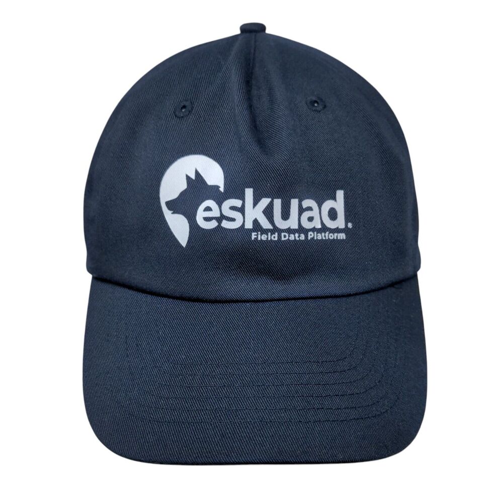Eskuad Field Data Platform Strapback Hat Blue OSFM Adjustable Hit